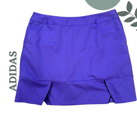 Adidas ClimaCool Performance Skort | Purple Stretch Activewear | Size 12 - Picture 1 of 7